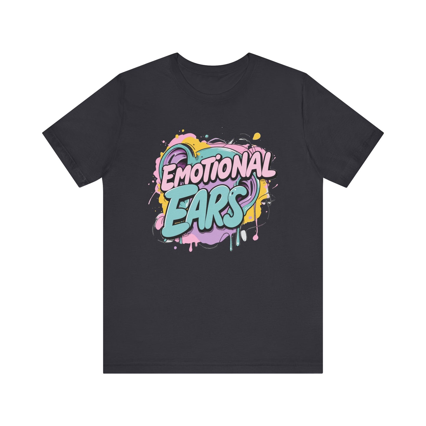 Emotional Ears (Paint) | Unisex Short Sleeve Tee