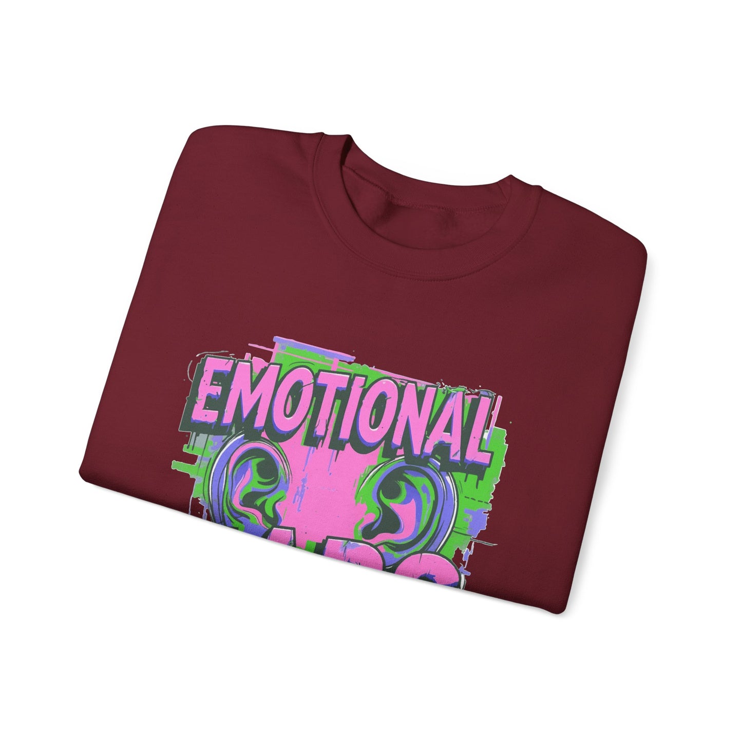 Emotional Ears (Splash) | Unisex Heavy Blend™ Crewneck Sweatshirt