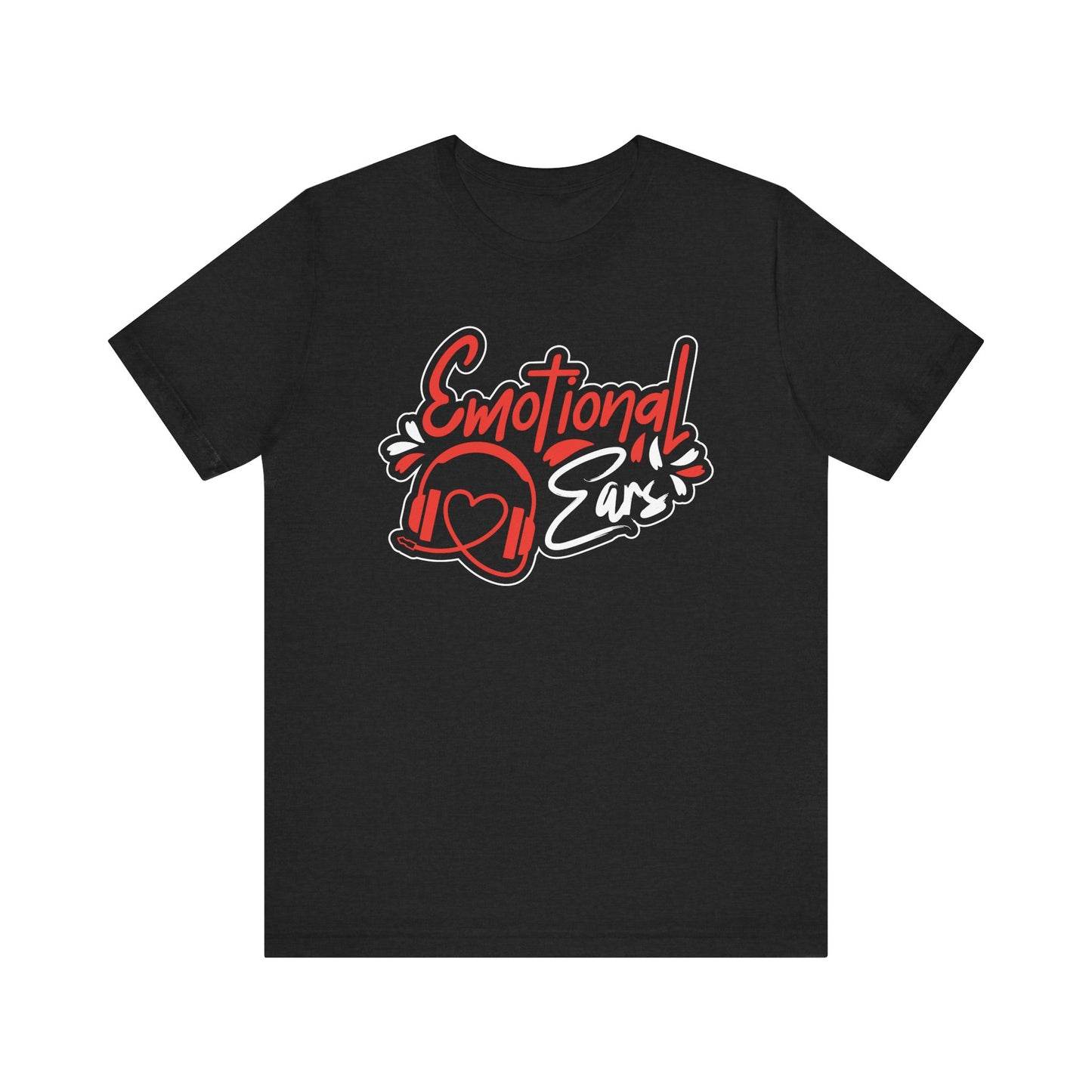Emotional Ears (Headphones) | Unisex Short Sleeve Tee