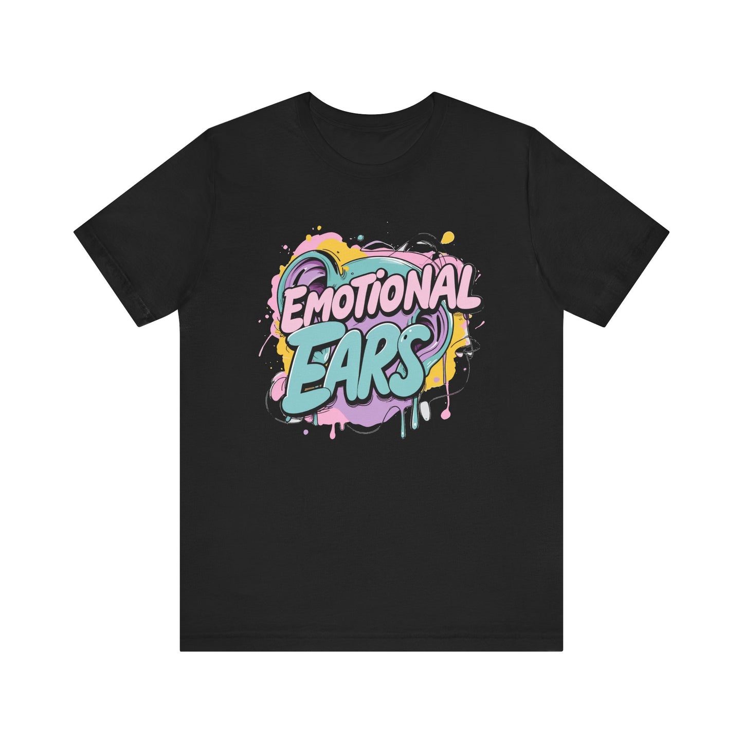 Emotional Ears (Paint) | Unisex Short Sleeve Tee