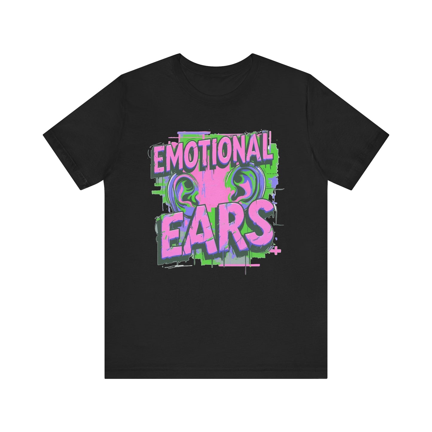 Emotional Ears (Splash) | Unisex Short Sleeve Tee