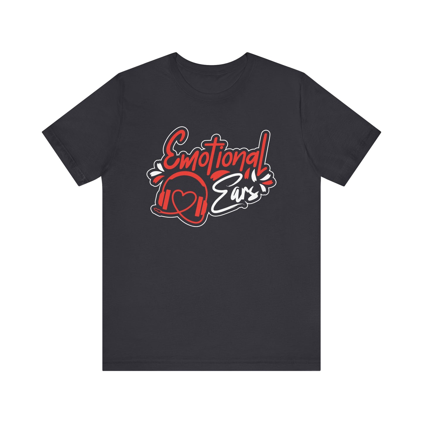Emotional Ears (Headphones) | Unisex Short Sleeve Tee