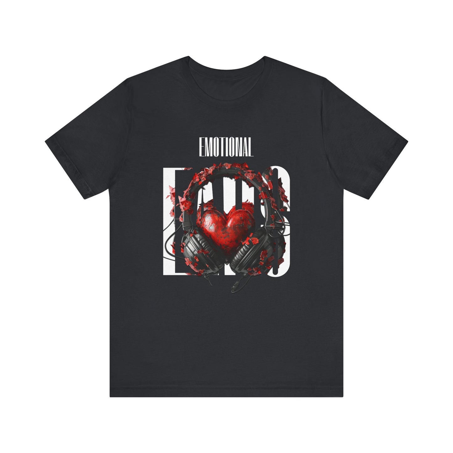 Emotional Ears (Goth) | Unisex Short Sleeve Tee