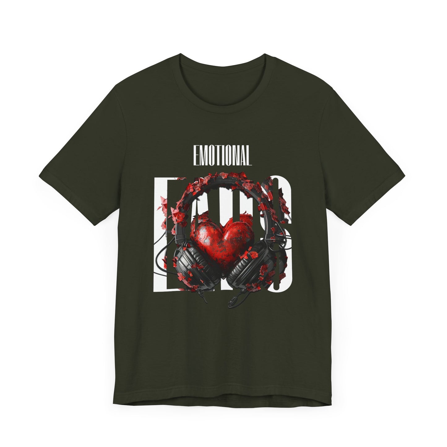 Emotional Ears (Goth) | Unisex Short Sleeve Tee