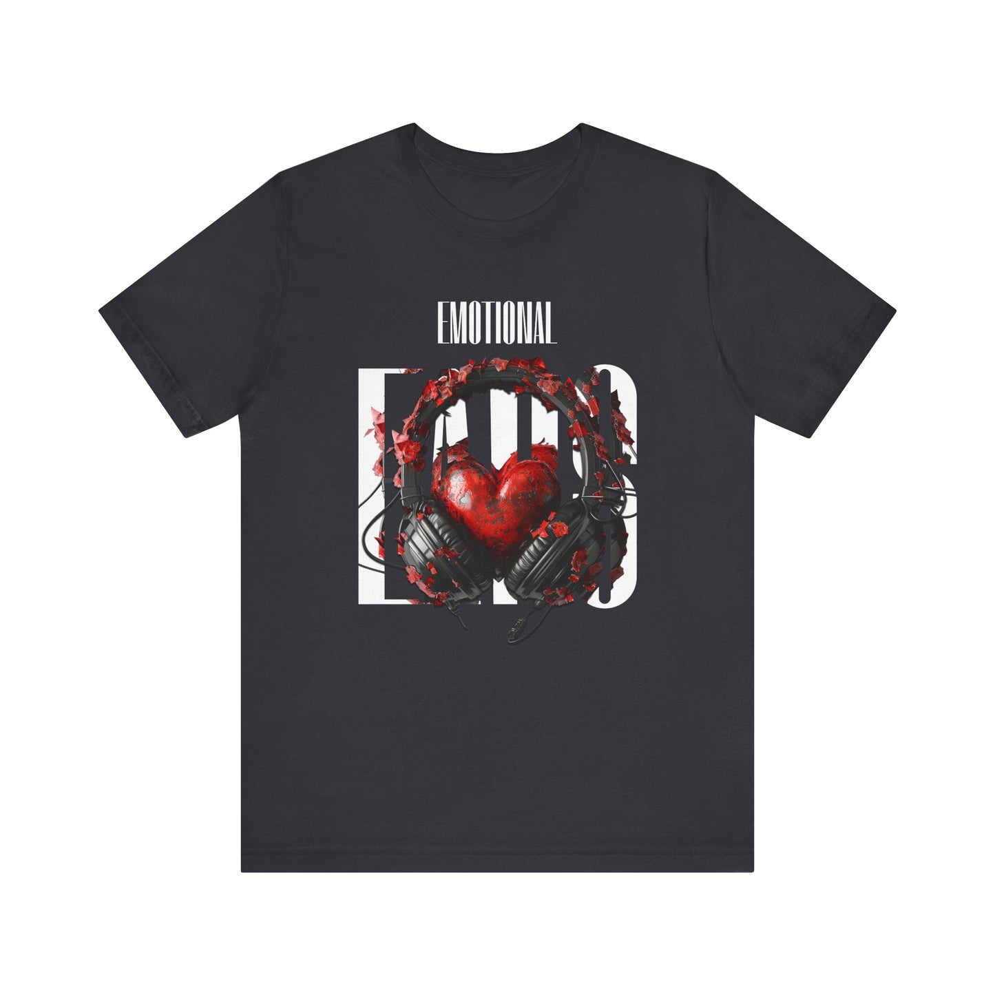 Emotional Ears (Goth) | Unisex Short Sleeve Tee