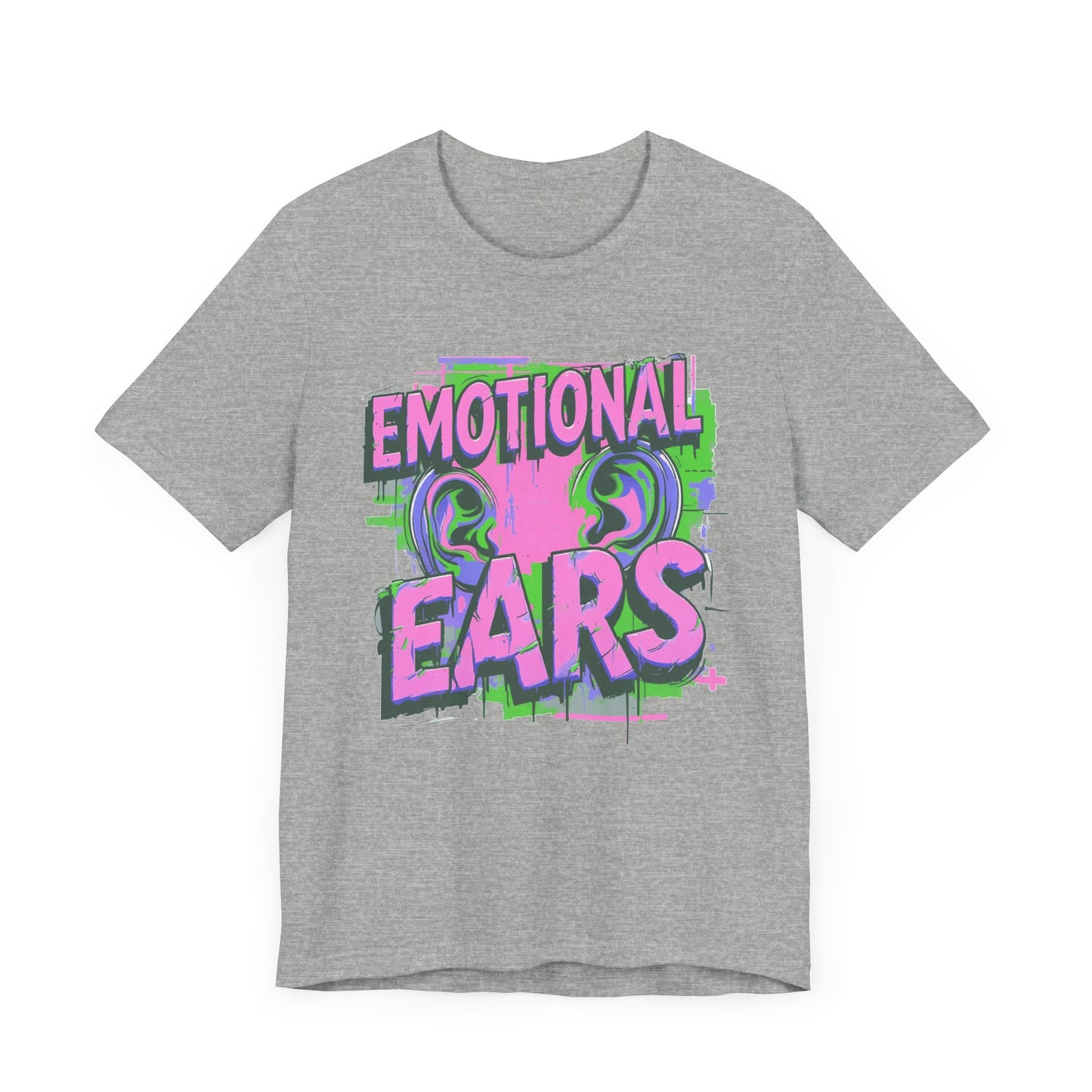 Emotional Ears (Splash) | Unisex Short Sleeve Tee
