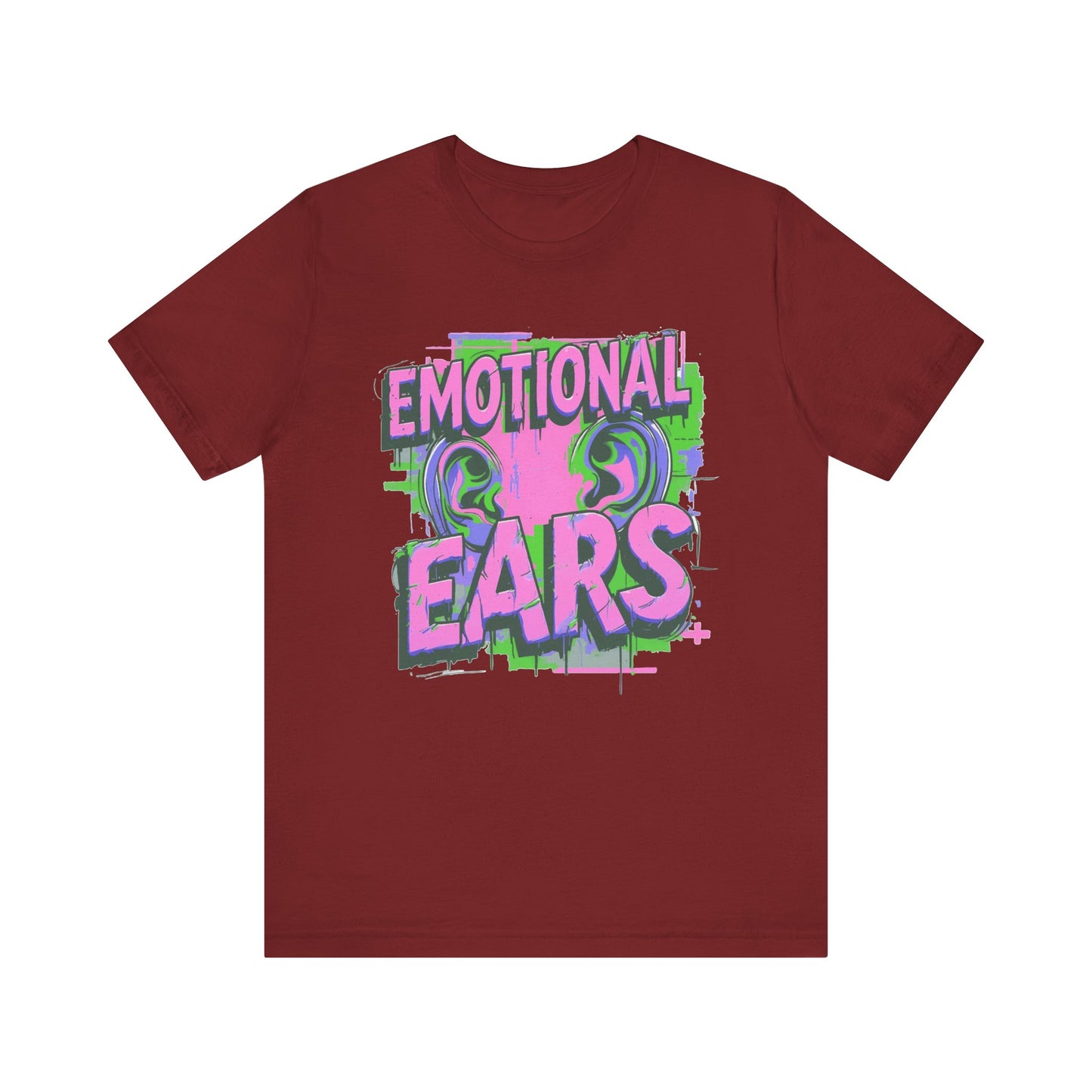 Emotional Ears (Splash) | Unisex Short Sleeve Tee
