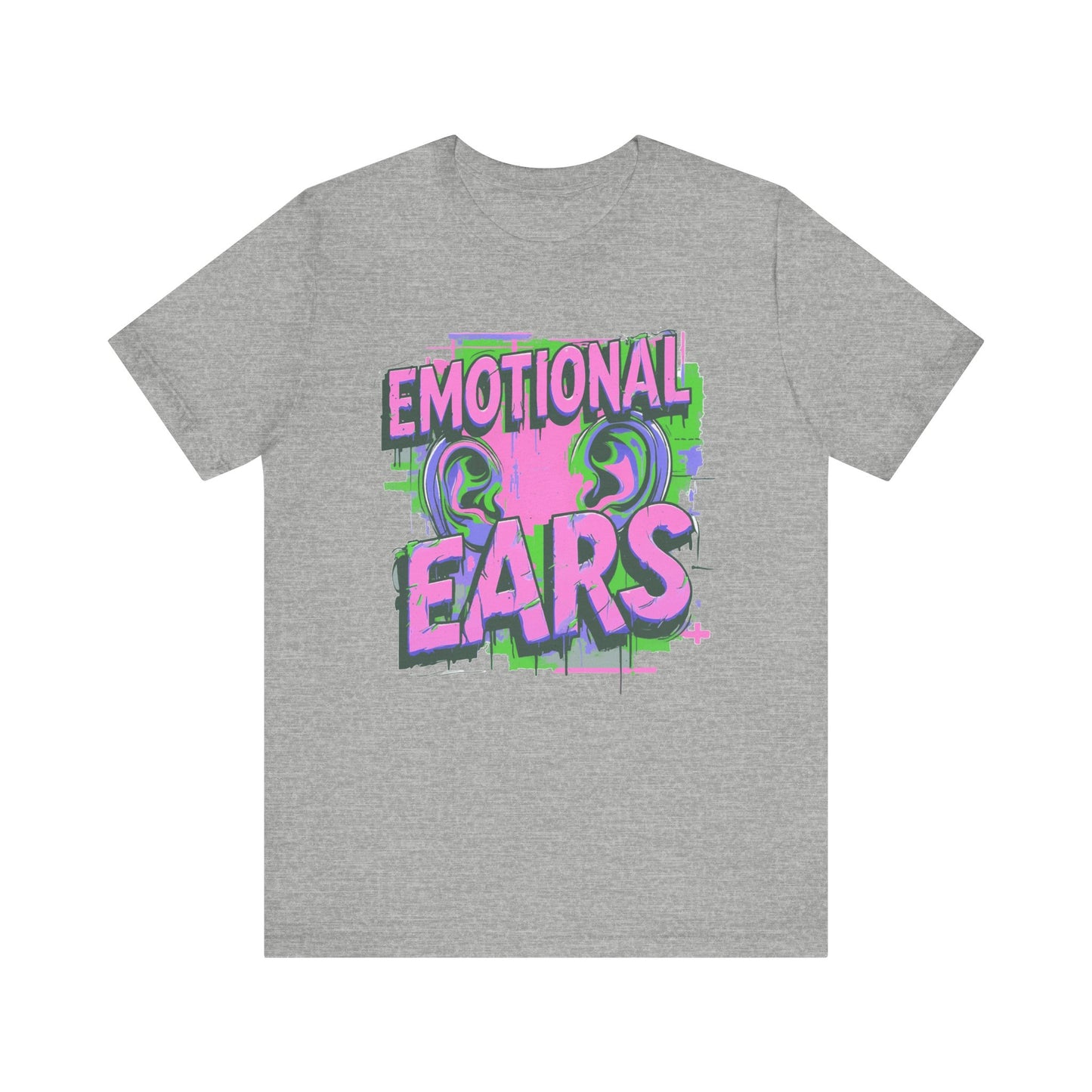 Emotional Ears (Splash) | Unisex Short Sleeve Tee