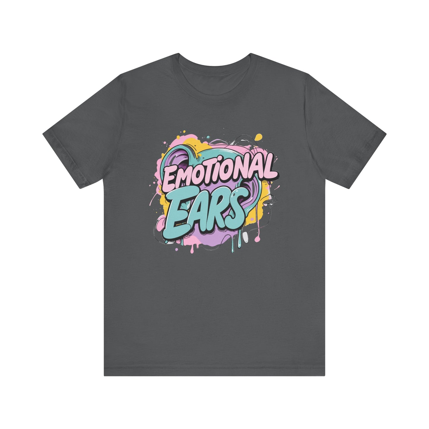 Emotional Ears (Paint) | Unisex Short Sleeve Tee