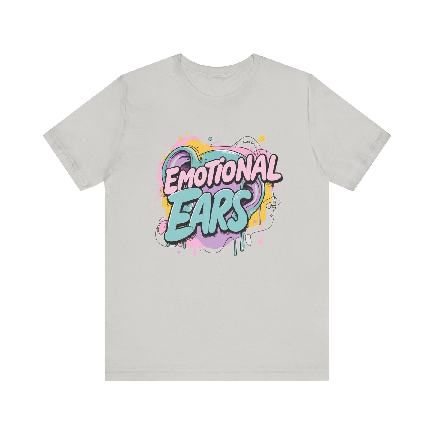 Emotional Ears (Paint) | Unisex Short Sleeve Tee