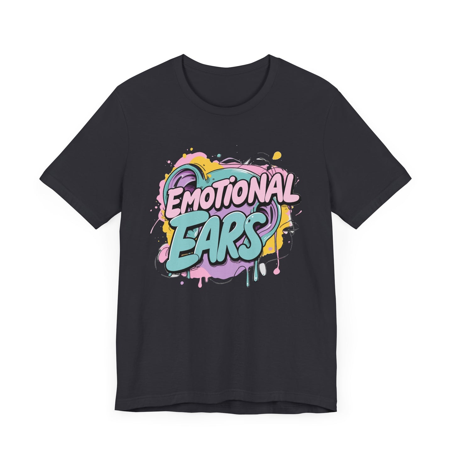Emotional Ears (Paint) | Unisex Short Sleeve Tee