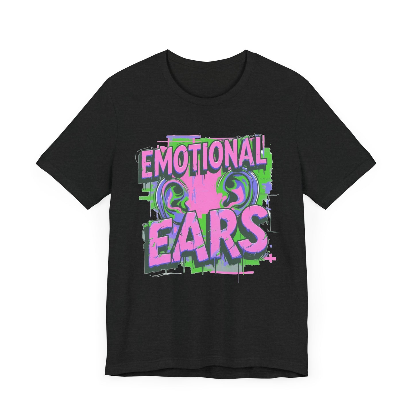 Emotional Ears (Splash) | Unisex Short Sleeve Tee