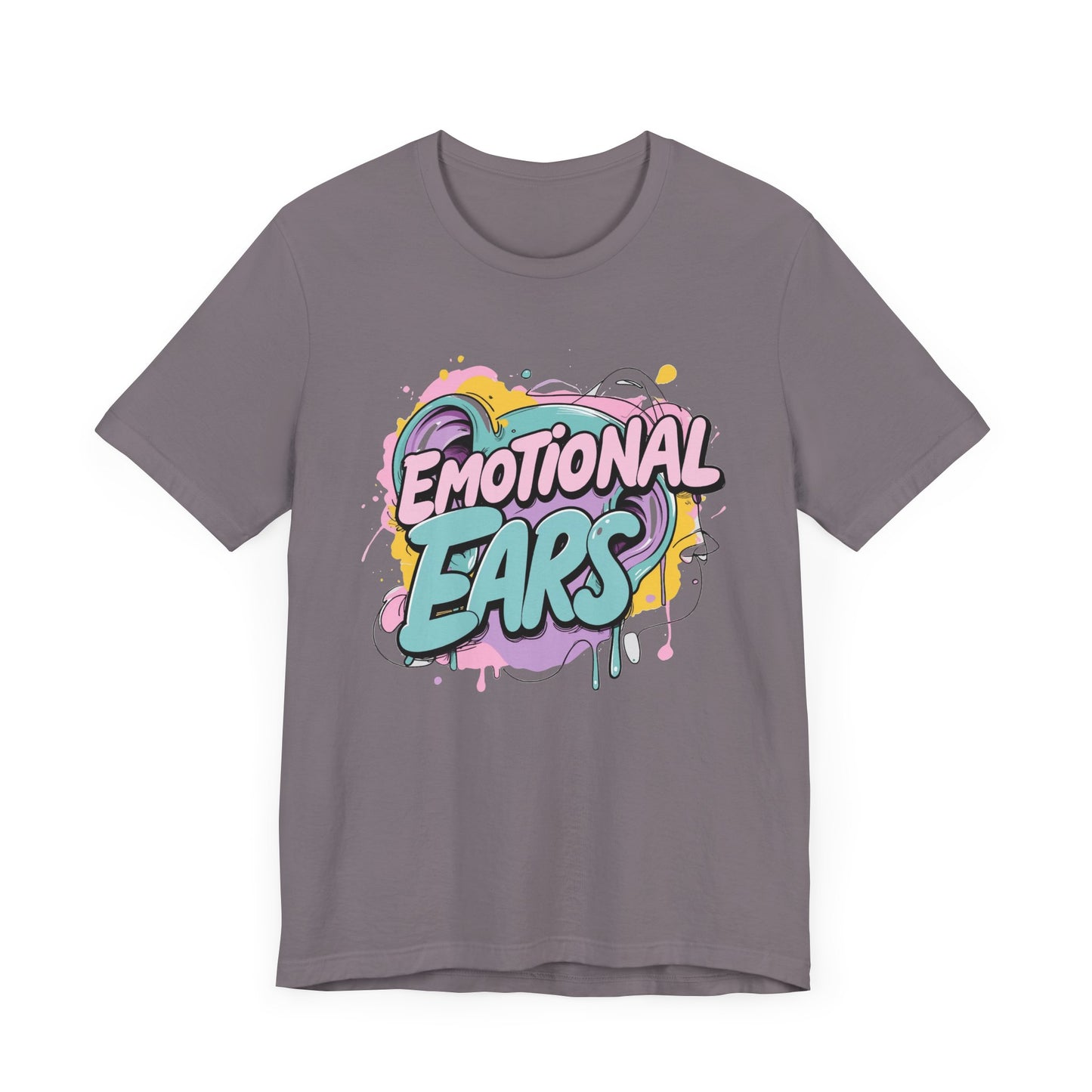 Emotional Ears (Paint) | Unisex Short Sleeve Tee