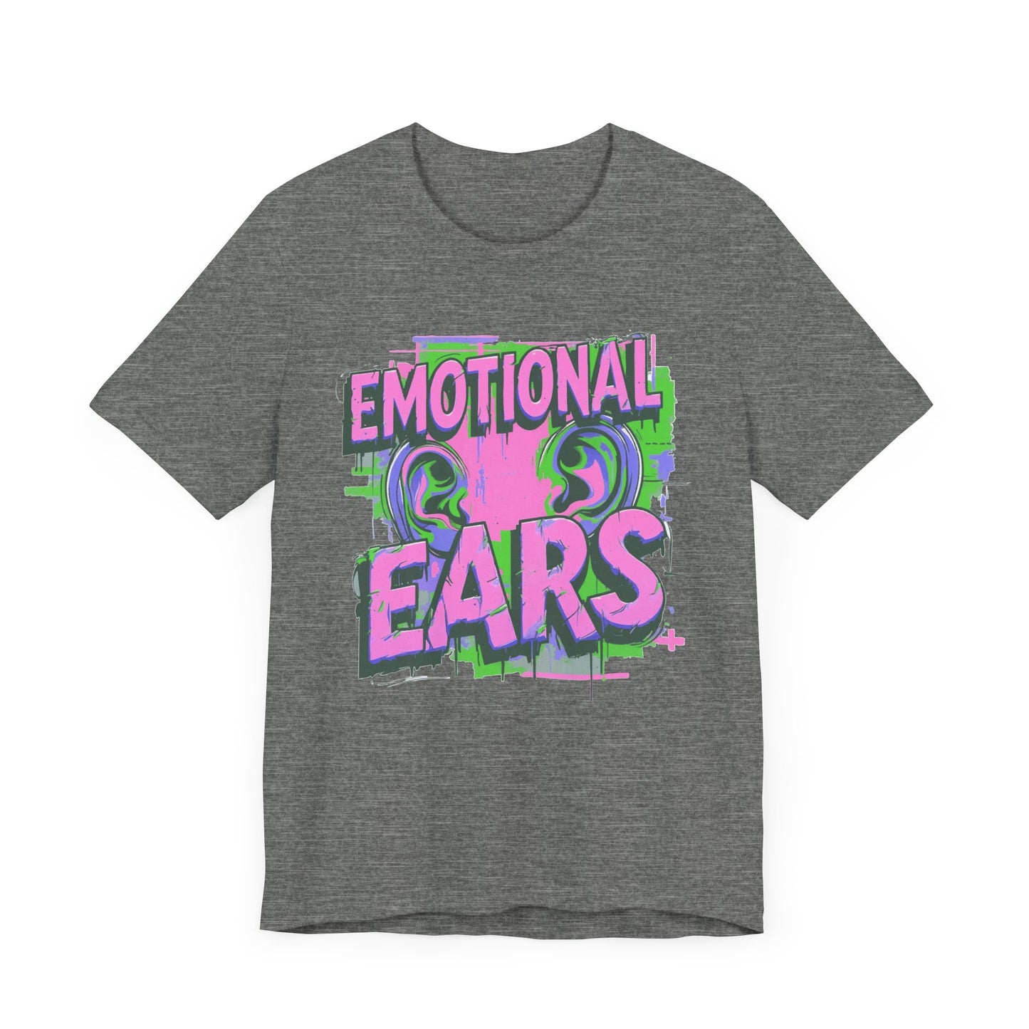 Emotional Ears (Splash) | Unisex Short Sleeve Tee