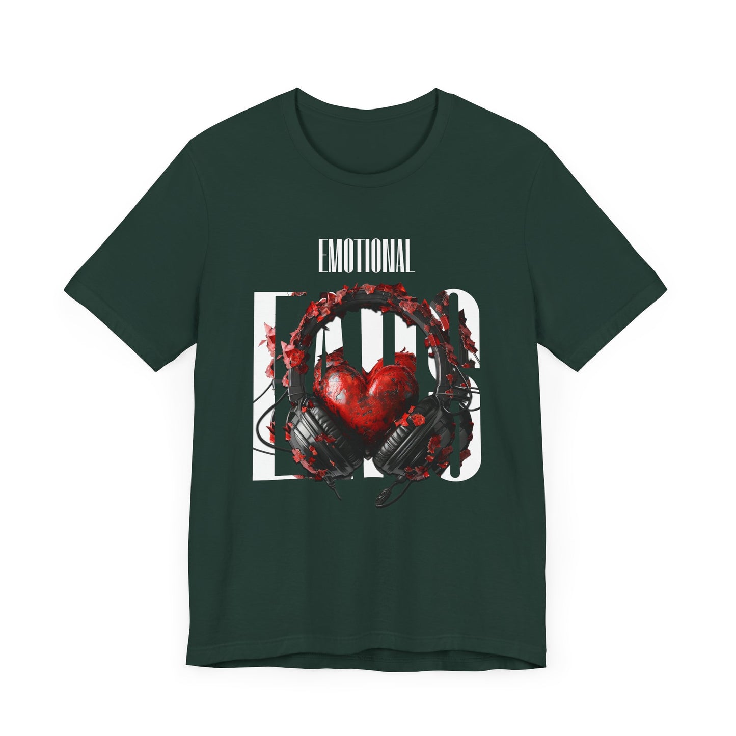Emotional Ears (Goth) | Unisex Short Sleeve Tee
