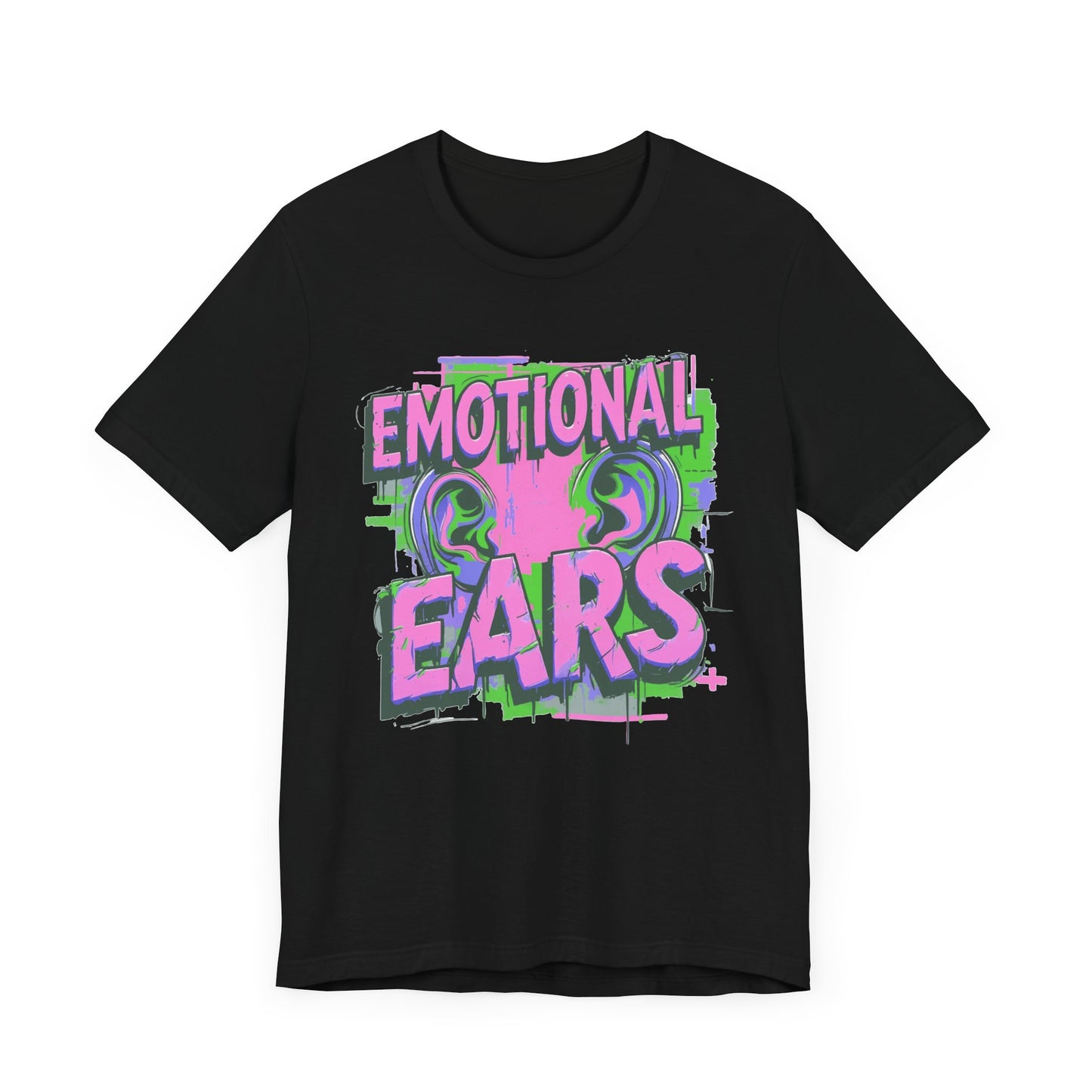 Emotional Ears (Splash) | Unisex Short Sleeve Tee