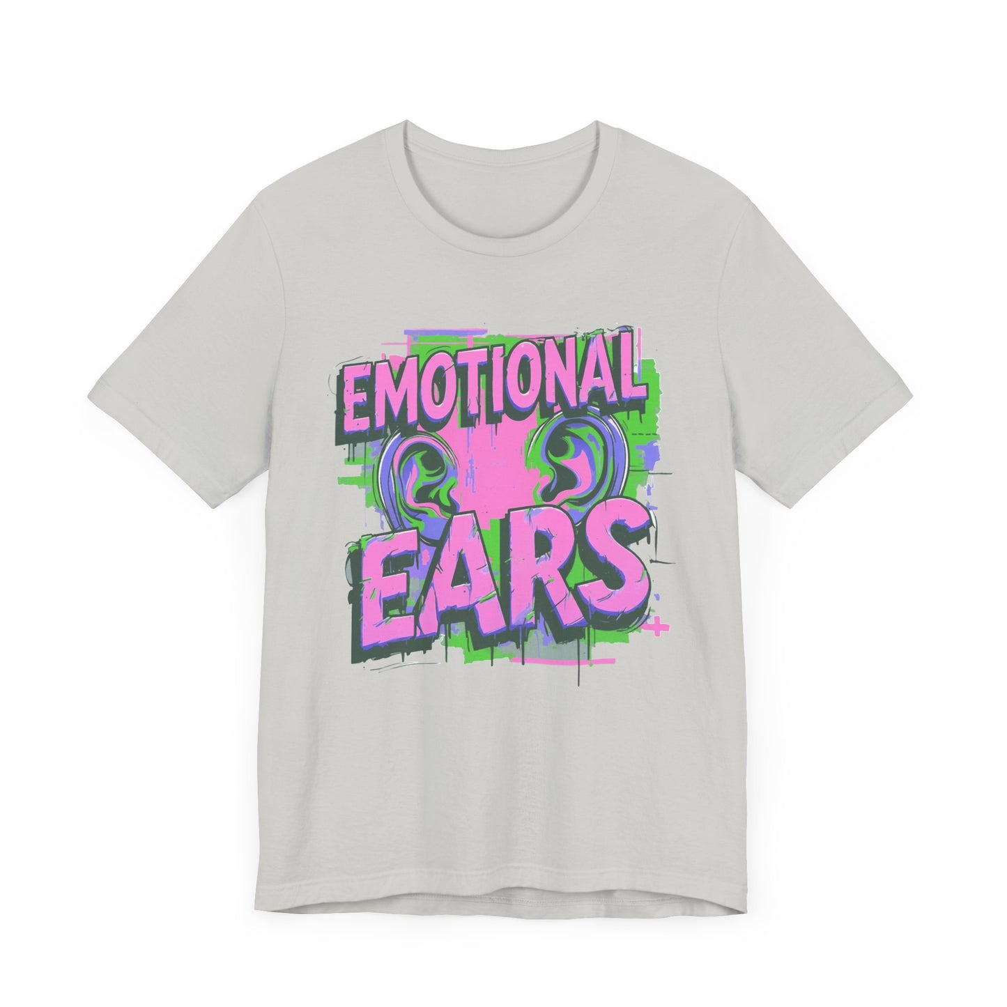 Emotional Ears (Splash) | Unisex Short Sleeve Tee