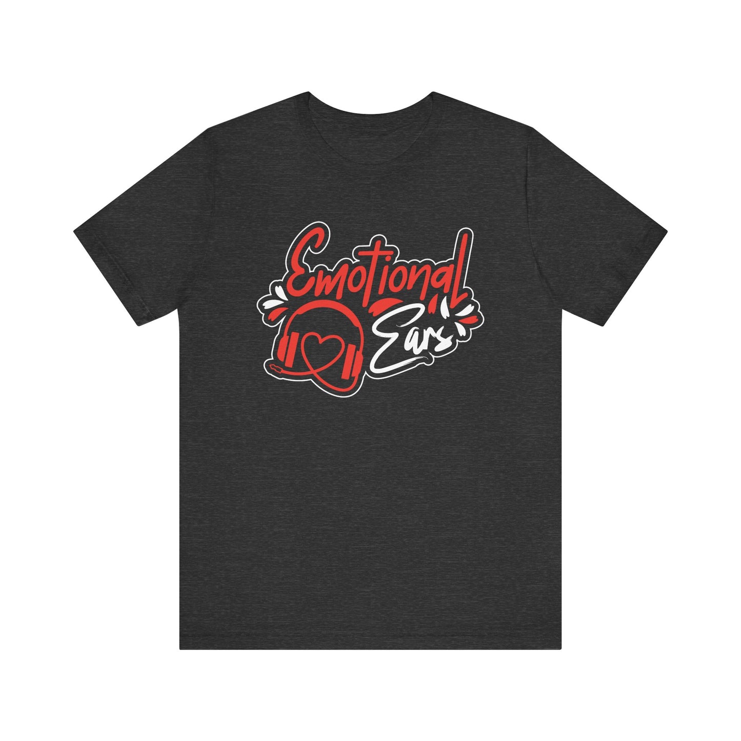 Emotional Ears (Headphones) | Unisex Short Sleeve Tee