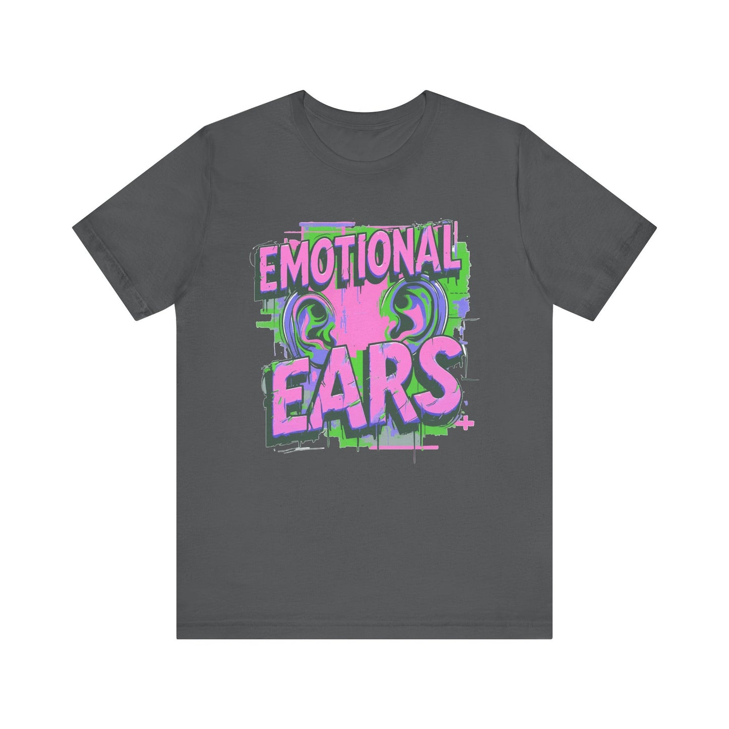 Emotional Ears (Splash) | Unisex Short Sleeve Tee