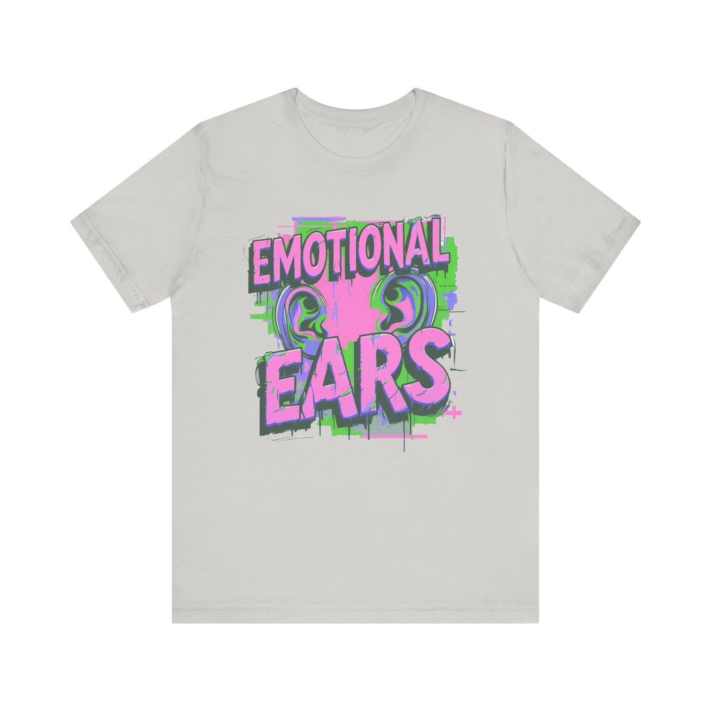 Emotional Ears (Splash) | Unisex Short Sleeve Tee