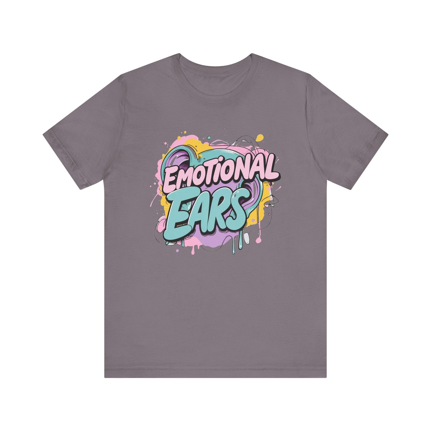 Emotional Ears (Paint) | Unisex Short Sleeve Tee
