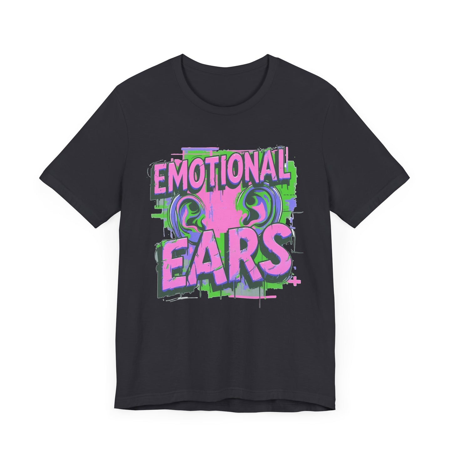 Emotional Ears (Splash) | Unisex Short Sleeve Tee
