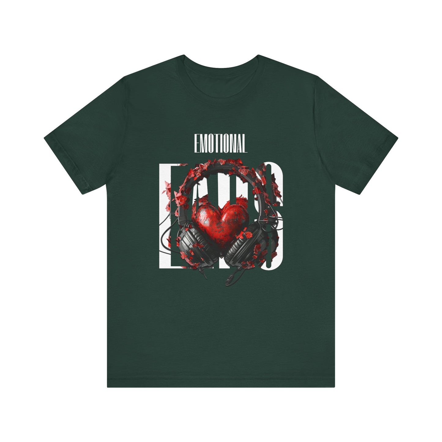 Emotional Ears (Goth) | Unisex Short Sleeve Tee