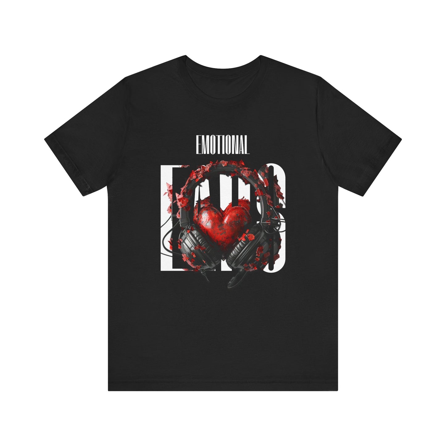 Emotional Ears (Goth) | Unisex Short Sleeve Tee