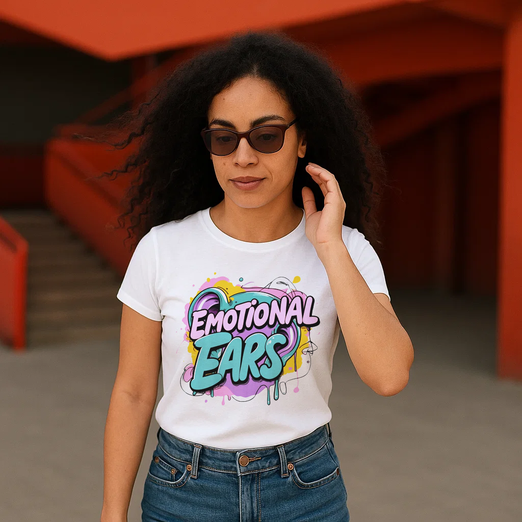 Emotional Ears (Paint) | Unisex Short Sleeve Tee