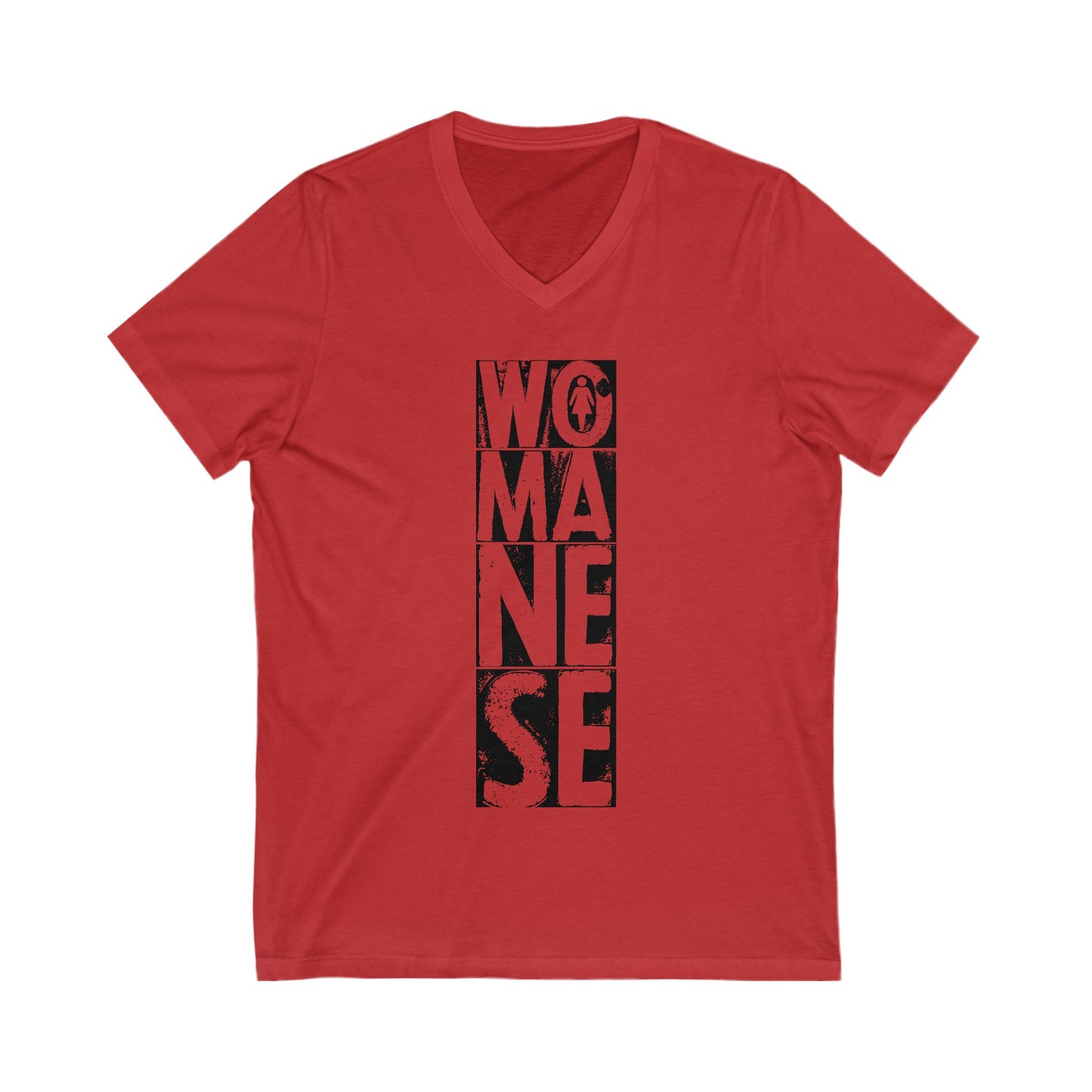 WOMANESE | Unisex Short Sleeve V-Neck Tee