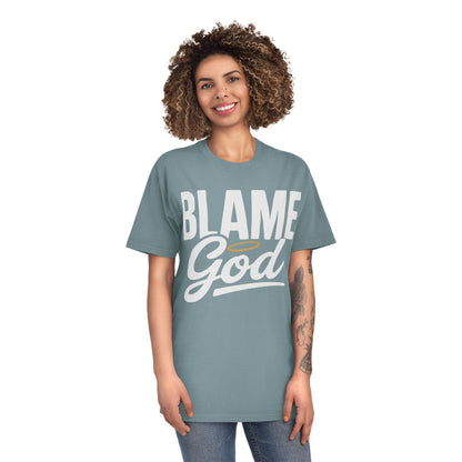 Blame God (Halo) | Unisex Faded Shirt