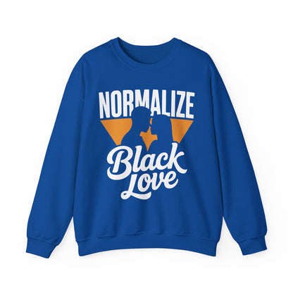 Normalize Black Love | Unisex Heavy Blend™ Crewneck Sweatshirt