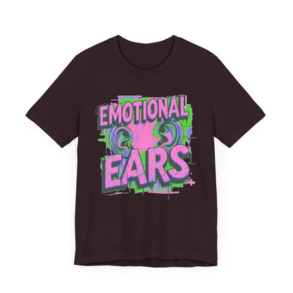 Emotional Ears (Splash) | Unisex Short Sleeve Tee