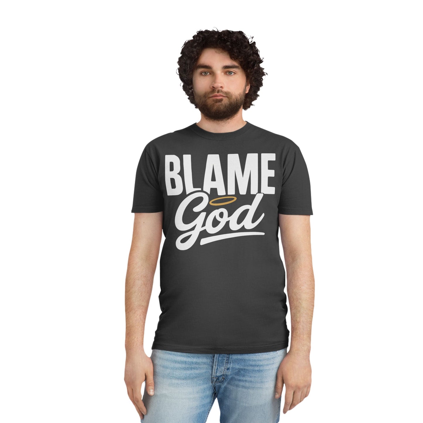 Blame God (Halo) | Unisex Faded Shirt