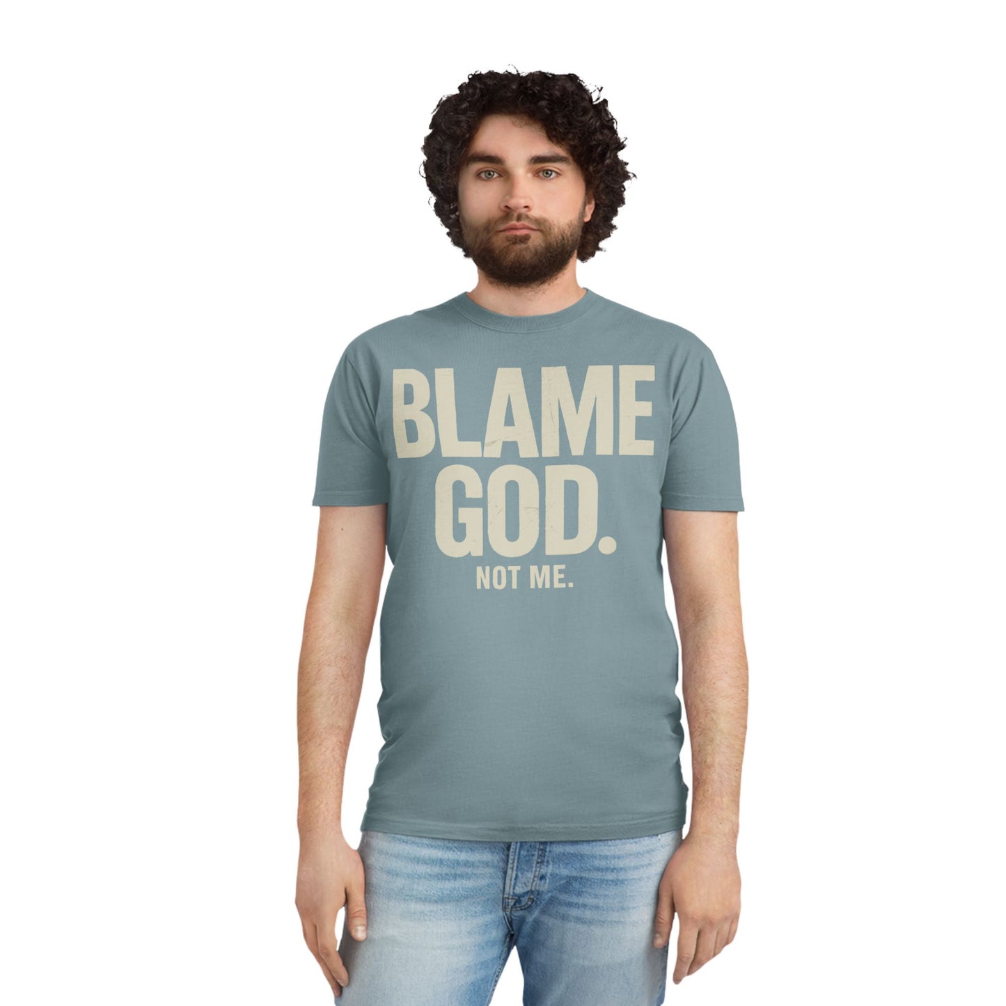 Blame God (Not Me) | Unisex Faded Shirt