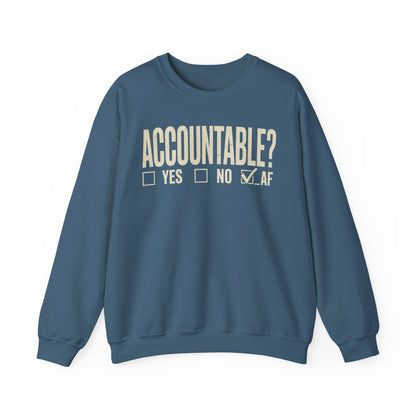 Accountable AF | Unisex Heavy Blend™ Crewneck Sweatshirt