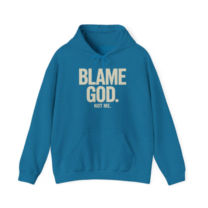 Blame God (Not Me) | Unisex Heavy Blend™ Hooded Sweatshirt
