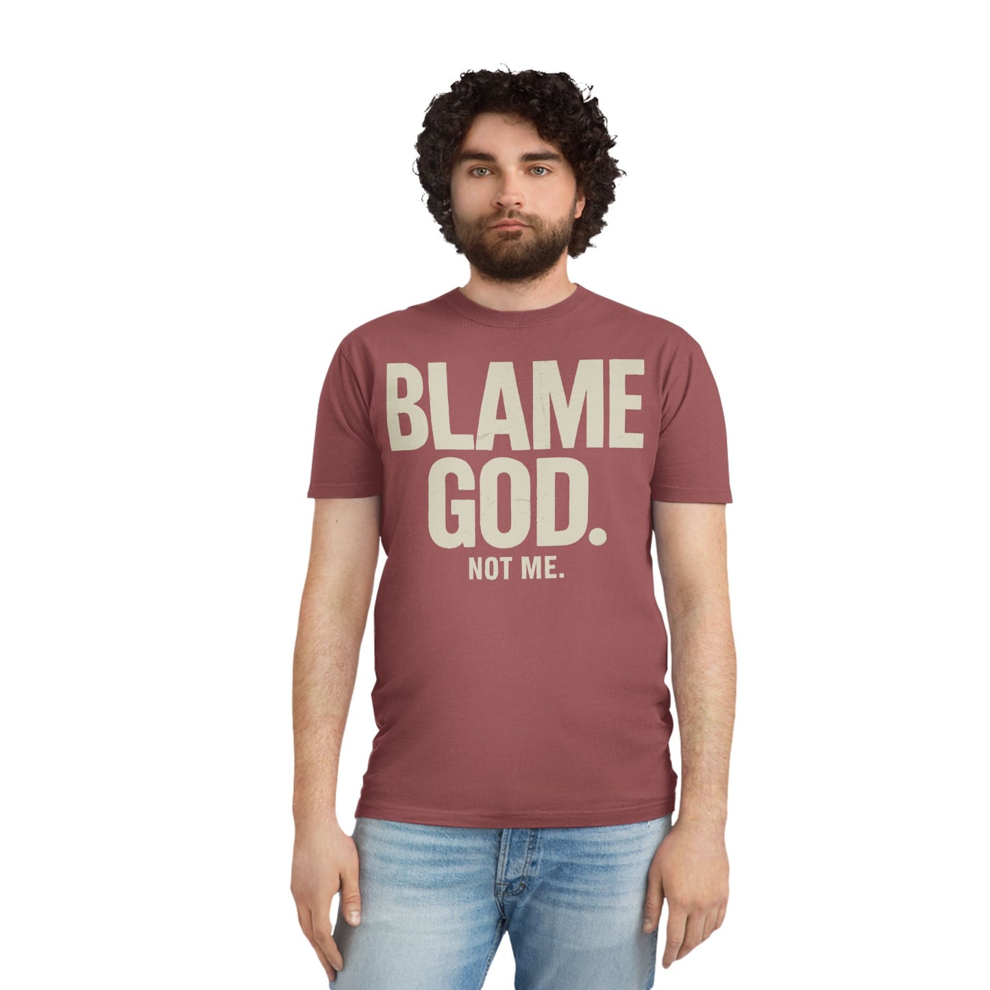Blame God (Not Me) | Unisex Faded Shirt