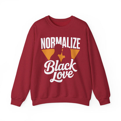 Normalize Black Love | Unisex Heavy Blend™ Crewneck Sweatshirt