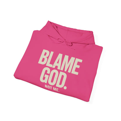 Blame God (Not Me) | Unisex Heavy Blend™ Hooded Sweatshirt
