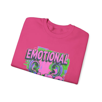 Emotional Ears (Splash) | Unisex Heavy Blend™ Crewneck Sweatshirt