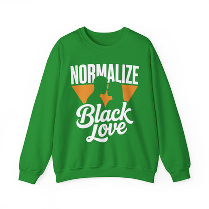 Normalize Black Love | Unisex Heavy Blend™ Crewneck Sweatshirt