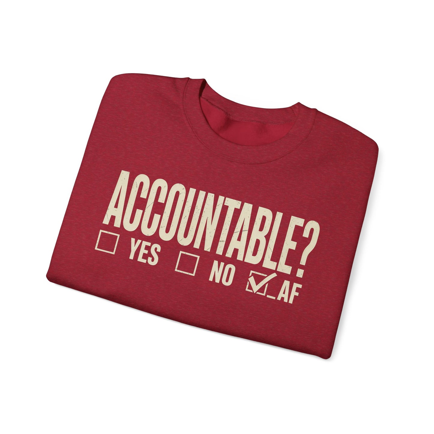 Accountable AF | Unisex Heavy Blend™ Crewneck Sweatshirt