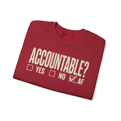 Accountable AF | Unisex Heavy Blend™ Crewneck Sweatshirt