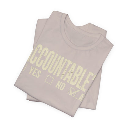 Accountable AF | Unisex Jersey Short Sleeve Tee