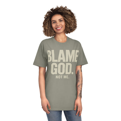 Blame God (Not Me) | Unisex Faded Shirt