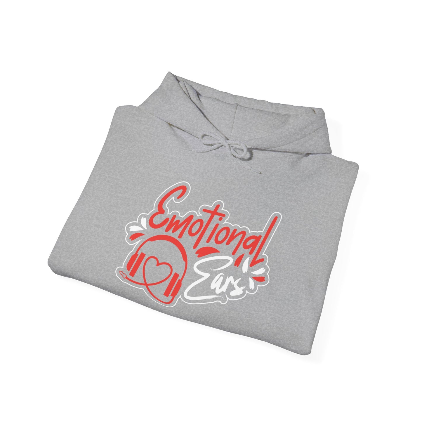 Emotional Ears (Headphones) | Unisex Heavy Blend™ Hooded Sweatshirt
