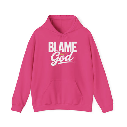 Blame God (Halo) | Unisex Heavy Blend™ Hooded Sweatshirt