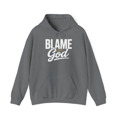 Blame God (Halo) | Unisex Heavy Blend™ Hooded Sweatshirt