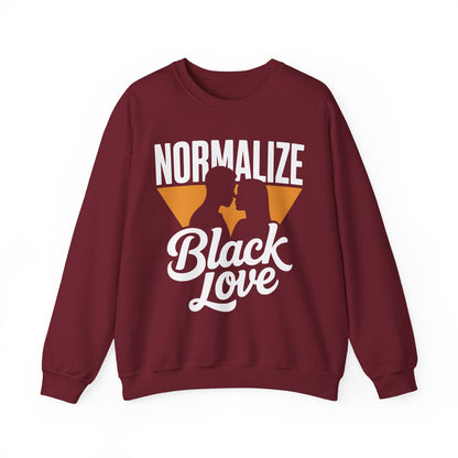 Normalize Black Love | Unisex Heavy Blend™ Crewneck Sweatshirt